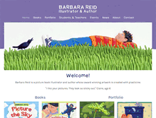 Tablet Screenshot of barbarareid.ca